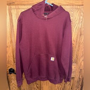 Carhartt Men's Burgundy Hoodie